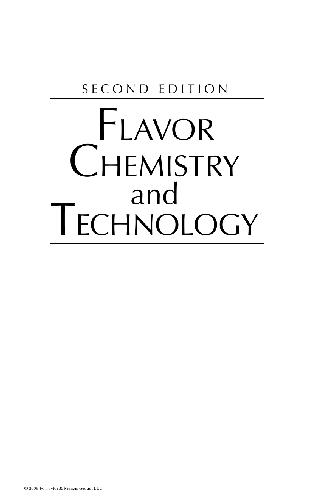 Flavor Chemistry and Technology