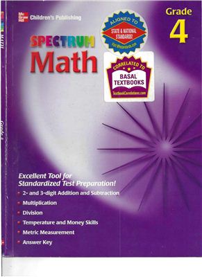 Spectrum Math. Grade 4