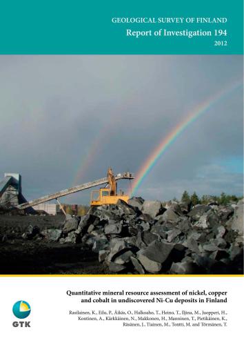 Quantitative mineral resource assessment of nickel, copper and cobalt in undiscovered Ni-Cu deposits in Finland