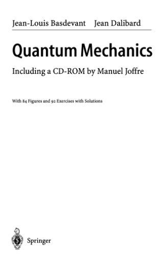 Quantum mechanics: including a CD-ROM by Manuel Joffre