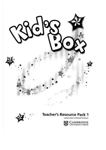 Kid's Box 1 Teacher's Resource Pack
