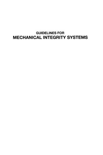 Guidelines for Mechanical Integrity Systems
