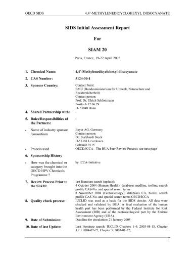 4, 4'-Methylenedicyclohexyl diisocyanate CAS 5124-30-1