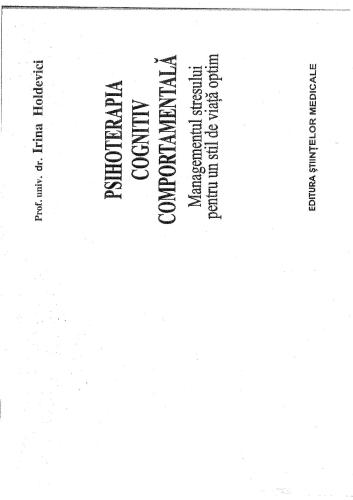 Psihoterapia cognitiv comportamentala