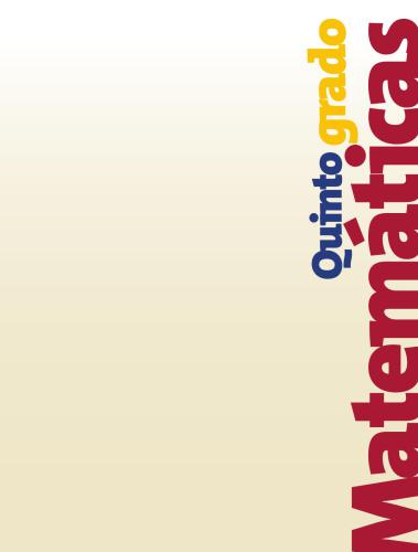 Matemáticas. Quinto grado / Математика. 5 класс