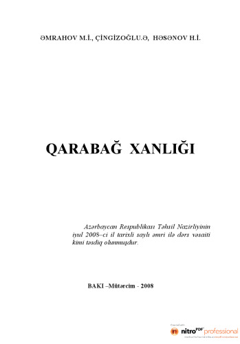 Qаrаbаğ хаnlığı