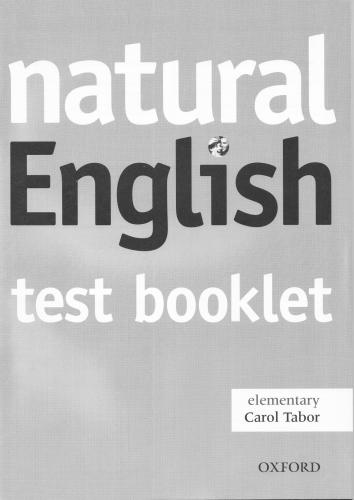 Natural English: Elementary Test Booklet