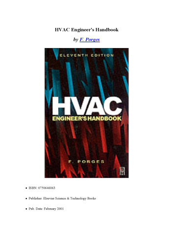 HVAC Engineer s Handbook