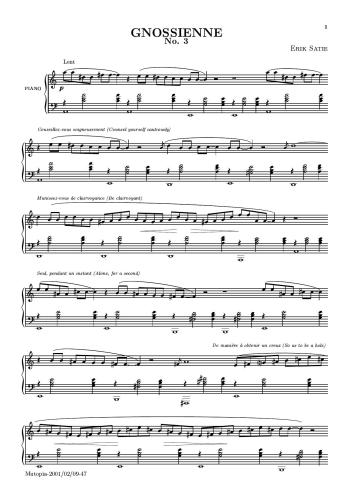 Gnossienne 3