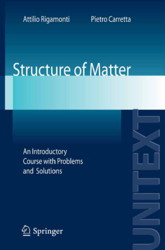 Structure of matter: an introductory course with problems and solutions
