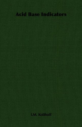 Acid Base indicators