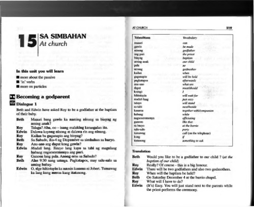 Tagalog Teach Yourself. Part 2