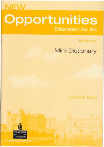 New Opportunities Beginner Mini Dictionary
