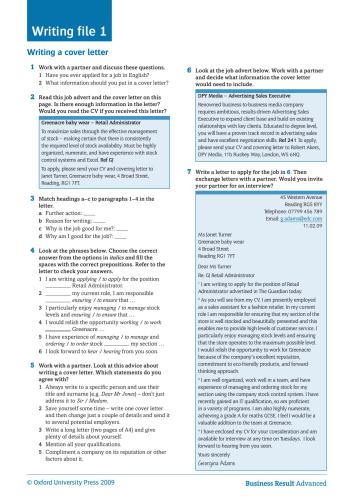 Business Result. Advanced. Writing Files