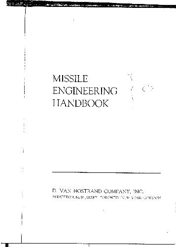 MISSILE ENGINEERING HANDBOO