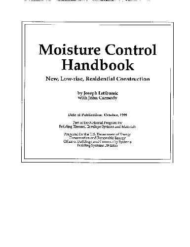 Moisture Control Handbook