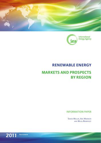 Renewable Energy: Markets and Prospects by Regions
