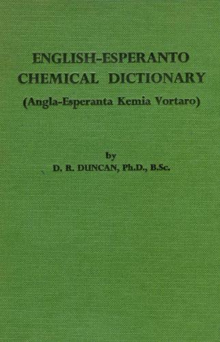 English-Esperanto Chemical Dictionary (Angla-Esperanta kemia vortaro)