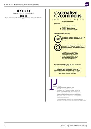 English-Catalan Dictionary