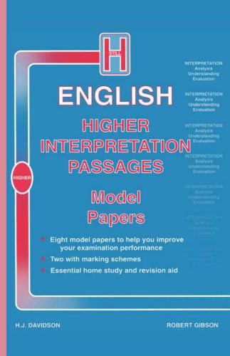 English Higher Interpretation Passages: Model Papers