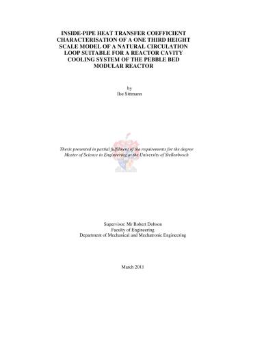 Inside-pipe heat transfer coefficient