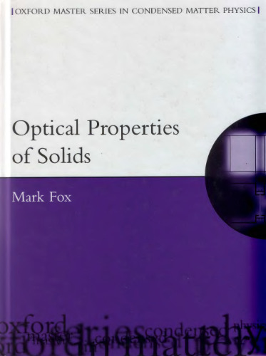 Optical properties of solids