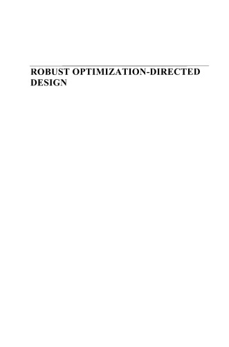 Robust Optimization-Directed Design