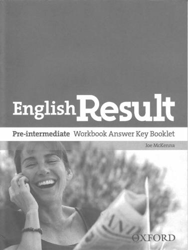 English Result Pre-Intermediate Workbook Answer Key Booklet