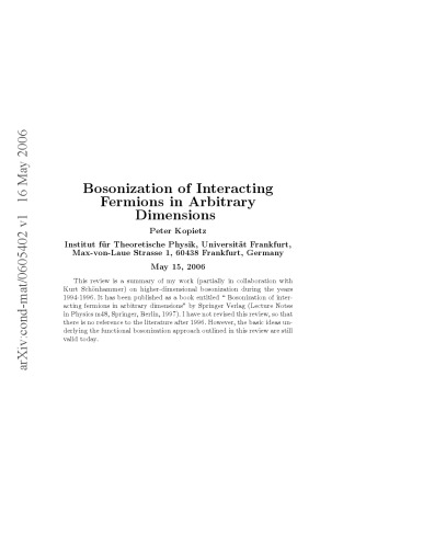 Bosonization of interacting fermions in arbitrary dimensions