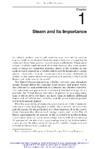 Steam Plant Operation