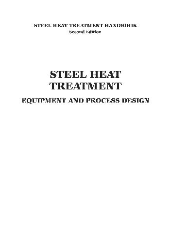Steel Heat Treatment Equipment and Process Design