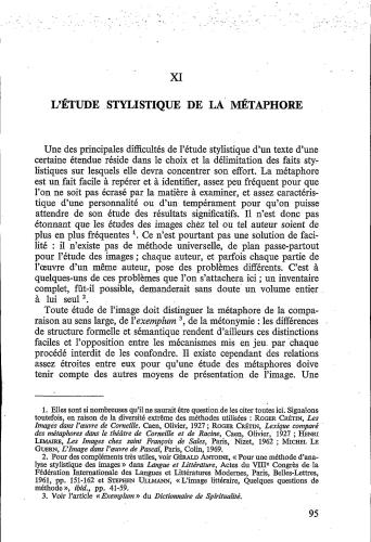 Sémantique de la métaphore et de la métonymie