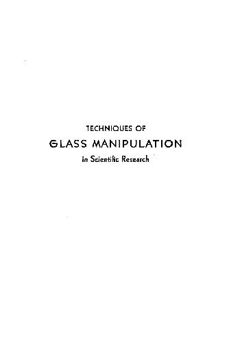 techniques of glass manipulation