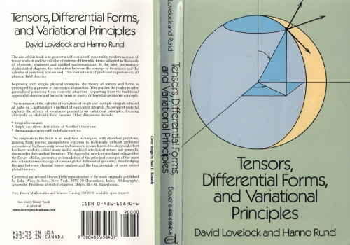 Tensors, differential forms, and variational principles