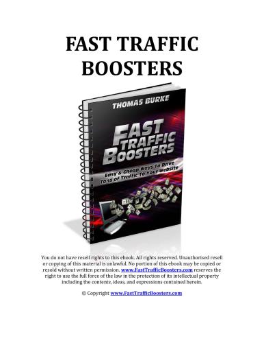 Fast traffic boosters