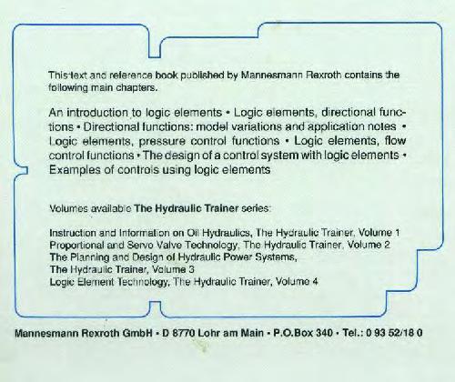 THe hydrolic trainer - logic element technology