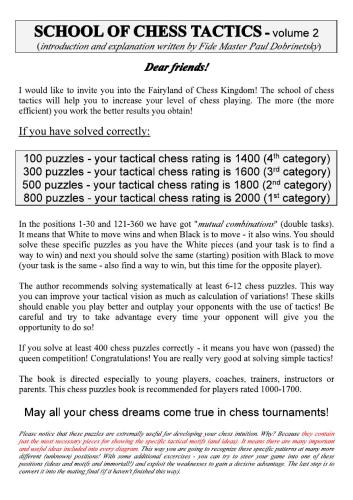 School of Chess Tactics. Vol. 2