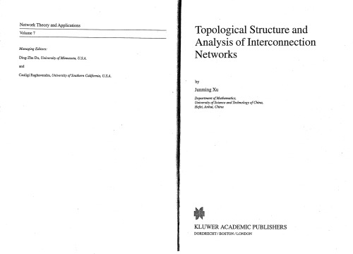 Topological Structure and Analysis of Interconnectin Networks