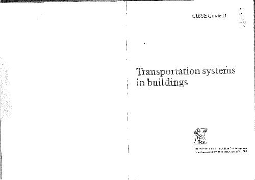 Transportation systems in building