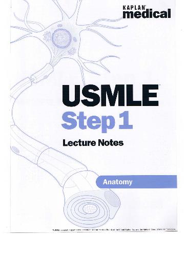 USMLE-STEP1-Anatomy