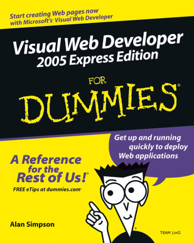 Visual Web Developer 2005 Express Edition For Dummies
