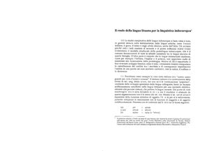 Il ruolo della lingua lituana per la linguistica indoeuropea