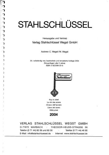 Stahlschlüssel (20 edition 2004)