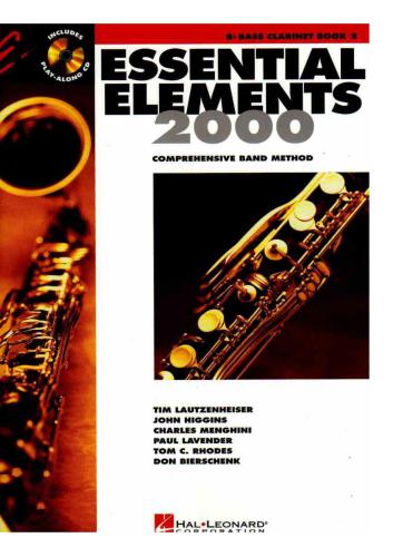 Essential elements 2000 for Bb Bass clarinet. Book 2