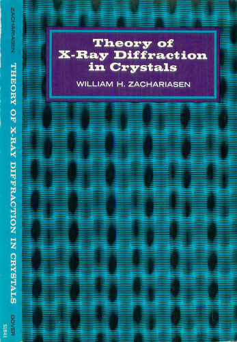 theory of x ray diffraction in crystals