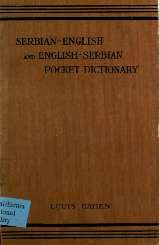 Serbian-English and English-Serbian pocket dictionary