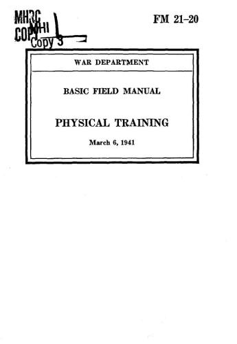 FM 21-20 Physical training