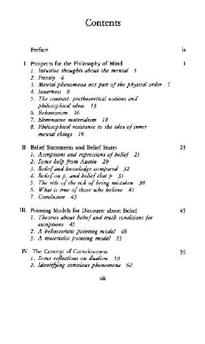 Nature of Mental Things