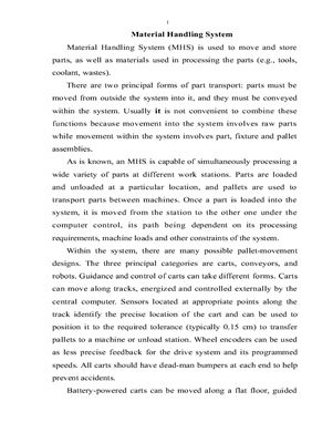 Material Handling System
