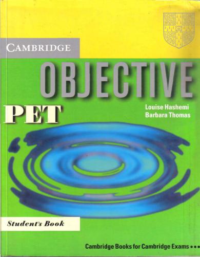 Objective PET. Student's book